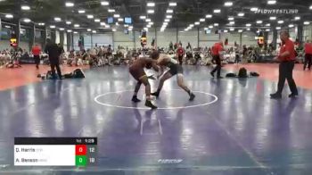 138 lbs Prelims - Quintavius Harris, T And T Wrestling vs Arlie Benson, HoneyBadgerz