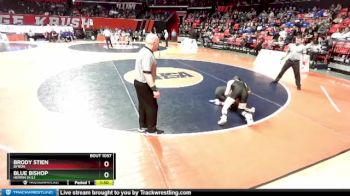 1A 150 lbs Champ. Round 1 - Blue Bishop, Herrin (H.S.) vs Brody Stien, Byron