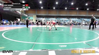 182 lbs 3rd Place - Cody Soares, Oakdale vs Tyler Kipp, Golden Hawks Wrestling Club