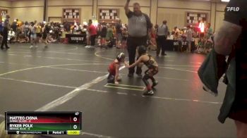 47 lbs Semis & 1st Wrestleback (8 Team) - Ryker Polk, Revival Blue vs Matteo Cigna, SVRWC Silver