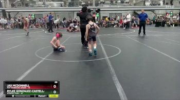 68 lbs Semis (4 Team) - Jax McDonnell, Mat Warriors Green vs Rylee Gonzalez-Castellanos, Xtreme Team