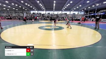 85 lbs Rr Rnd 1 - Cullen Quay, Grit Mat Club Blue vs Jaxson Becerra, Forge Lynch/Stiltner