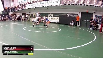 126 lbs Quarterfinal - Nolan Gregson, Olentangy (Lewis Center) vs Wyatt Nemitz, Perkins (Sandusky)