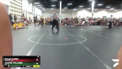 72 lbs Round 1 (8 Team) - Dylan Flores, Rush WC vs Cooper Mallaber, HFL