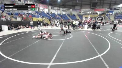 144 lbs Consi Of 16 #2 - Mason Hill, No Team vs Mason Ryman, Rapid City Stevens Raiders