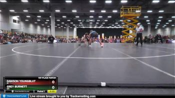 110 lbs 1st Place Match - Grey Burnett, OH vs Dawson Youngblut, IA