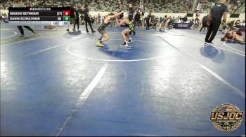 86 lbs Consi Of 8 #2 - Mason Seymour, Standfast vs Gavin Schultheis, JRG Wrestling