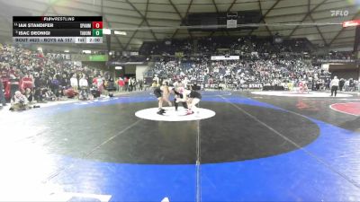 Boys 4A 157 lbs Quarterfinal - Isac Deonigi, Tahoma vs Ian Standifer, Spanaway Lake