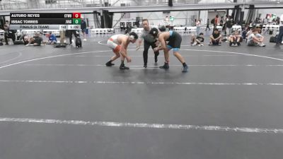 120 lbs Finals (8 Team) - Issac Torres, JV All Stars vs Auturo Reyes, CTWHALE ORCA