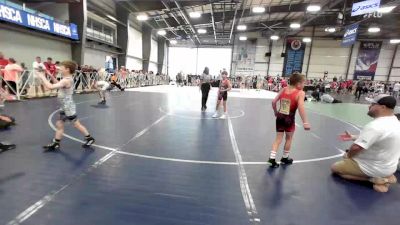 65 lbs Rr Rnd 3 - Colton Pittman, Indiana Outlaws Red vs Grayden Schloemann, Team Gotcha Blue