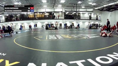 131 lbs Round 6 (16 Team) - Olivia Mathezer, Brock University vs Elleahna Anderson, Sacred Heart University