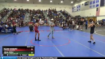 119 lbs Round 2 - Elijah Vazquez, Cataline`s Wildcats vs Dean Avila, Surf City Wrestling Club
