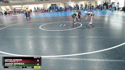 84 lbs Finals (8 Team) - Gannon Hemmesch, Paynesville vs Jaxton Johnson, Maple River/USC