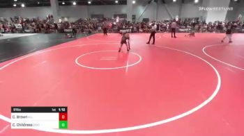 81 lbs Final - Cael Brown, All American WC vs Calan Childress, Central Coast Most Wanted