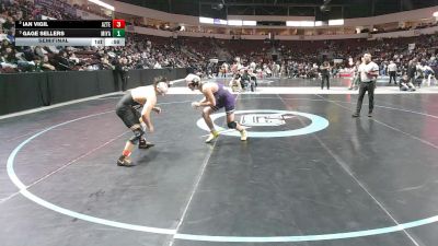 4A 138 lbs Semifinal - Gage Sellers, Miyamura vs Ian Vigil, Aztec