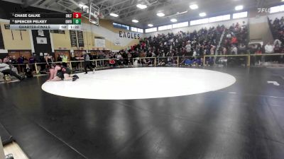 285 lbs Quarterfinal - Chase Galke, Shelton vs Spencer Pelkey, Enfield