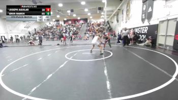 175 lbs 5th Place Match - Joseph Aguilar, Santa Ana Valley vs Eros Ramos, Western