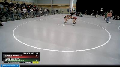 106 lbs Cons. Round 4 - Joshua Jaramillo, New Mexico vs Jaden Armenta, The Community Wrestling Club