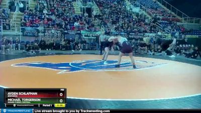 220 lbs Cons. Semi - Ayden Schlafman, Bismarck vs Michael Torgerson, Grand Forks Central