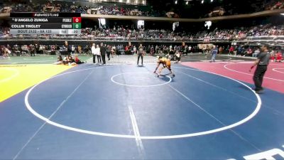 6A 120 lbs Cons. Round 1 - D`Angelo Zuniga, El Paso Pebble Hills vs Collin Tingley, Cypress Woods