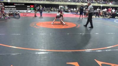 68 lbs Consi Of 8 #2 - Ava Clemens, Sparta vs Paisley Moua, Denver