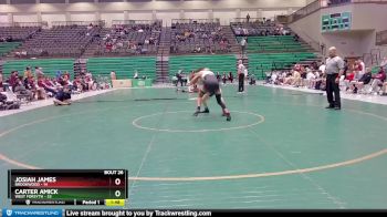 165 lbs 4th Wrestleback (16 Team) - Josiah James, Brookwood vs Carter Amick, West Forsyth