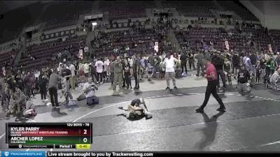 78 lbs 5th Place Match - Kyler Parry, Inland Northwest Wrestling Training Center vs Archer Lopez, Colorado