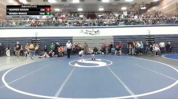 49 lbs Champ. Round 1 - Warren Sisson, 208 Badgers Wrestling Club vs Romeo Munoz, Thunder Ridge Outlaws Wrestling Club