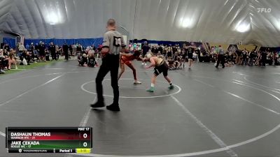 110 lbs Round 2 (8 Team) - Jake Cekada, Rogue WC vs Dashaun Thomas, Warrior RTC