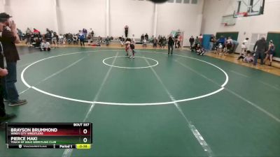 80 lbs Cons. Semi - Pierce Maki, Touch Of Gold Wrestling Club vs Brayson Brummond, Windy City Wrestlers