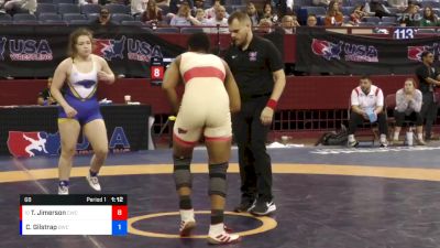 68 lbs Cons. Round 2 - Emma Walker, Tennessee vs Shean`Areial Miller, Pioneer Wrestling Club
