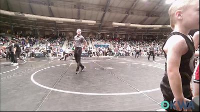 52 lbs Consi Of 16 #1 - Flynn Statler, Fort Gibson Youth Wrestling vs Dawson Hamilton, Owasso Takedown Club