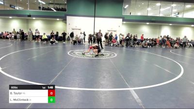 60 lbs Semifinal - Brock Taylor, PA vs Lane McClintock, IA