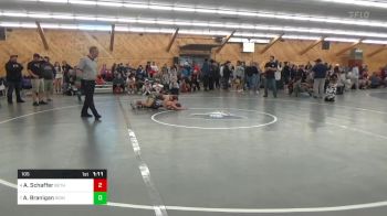 105 lbs Final - Abramm Schaffer, Bethel vs Aiden Branigan, Sidney Center