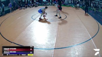 132 lbs Cons. Round 2 - Travis Nygard, Montana vs Rocco DeCaro, California