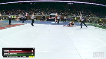 D1-190 lbs Semifinal - Brock Trevino, Clarkston HS vs Tyler Fedototszkin, Saline HS