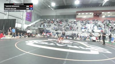 50 kg Cons. Sub-semis - Jaclyn Bouzakis, Wyoming Seminary vs Jayden Keller, The Nest Wrestling Club