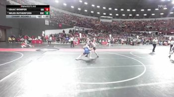 145 lbs Champ. Round 2 - Isaac Momper, Askren Wrestling Academy vs Miles Rutherford, Marinette Wrestling Club