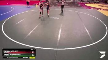 130 lbs Quarterfinal - Trent Ignaszewski, Albert Lea vs Tiegan Detloff, Perham