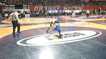 3A 157 lbs Cons. Round 3 - Max Mularz, Frankfort (Lincoln-Way East) vs Will Konder, Lombard (Montini)