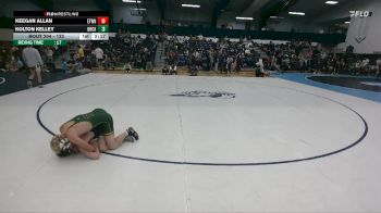 133 lbs Cons. Round 2 - Keegan Allan, Elizabethtown vs Kolton Kelley, Brockport