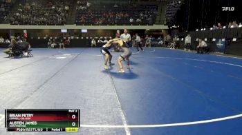 165 lbs Champ. Round 1 - Brian Petry, Cornell College vs Austen James, Westminster