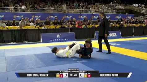 Mukhomor Artem vs Noah Davi A. Werneck 2026 Pan Kids Jiu-Jitsu IBJJF Championship