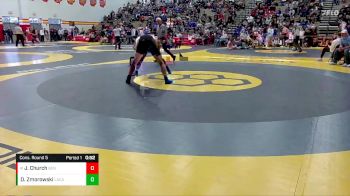 215 lbs Cons. Round 5 - Jamere Church, Benedictine vs Danny Zmorowski, Lake Catholic