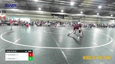 115 lbs Consi Of 32 #2 - Finnigan Crawford, Indee Mat Club vs Jayden Espinoza, Live Training