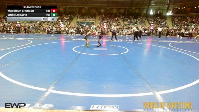 64 lbs Round Of 32 - Maverick Spencer, Keystone Wrestling Club vs Lincoln Davis, VICI Wrestling