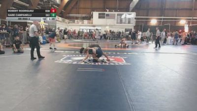 130 lbs Rr Rnd 3 - Robert Rodriguez, Rednose vs Gabe Campanelli, Salesianum High School
