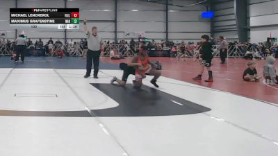 130 lbs Round 3 - 12:30pm Saturday - Maximus Grafenstine, Nauman Green vs Michael Lencrerol, Florida Elite
