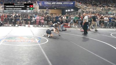 110 lbs Champ. Round 1 - Amileshka Ortiz-Nunez, Lake Gibson vs Victoria Sifuentes, South Dade
