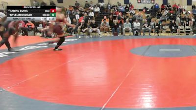 157 lbs Quarterfinal - Tariku Soria, Reading vs Kyle Amouzgar, Concord-Carlisle